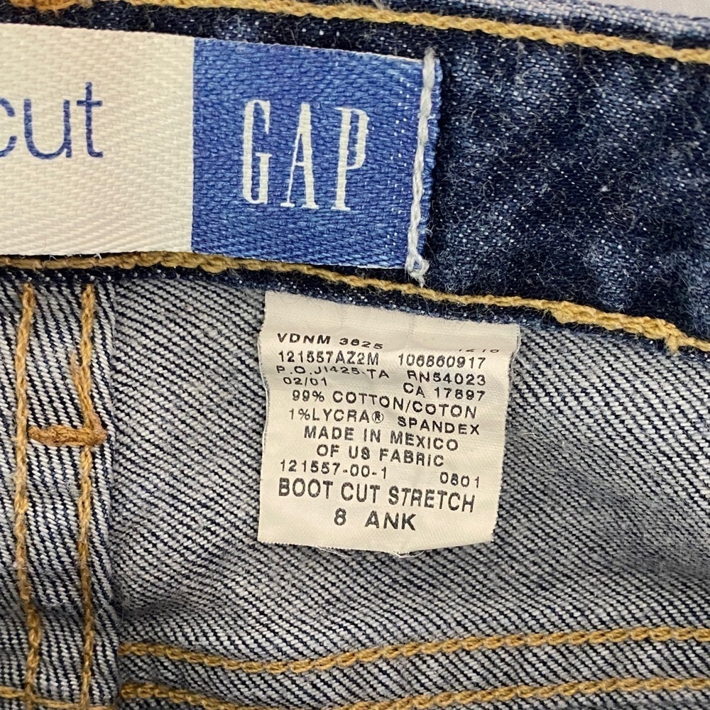 GAP Bootcut Ankle Jeans Stretch Size 8 - Picture 9 of 9